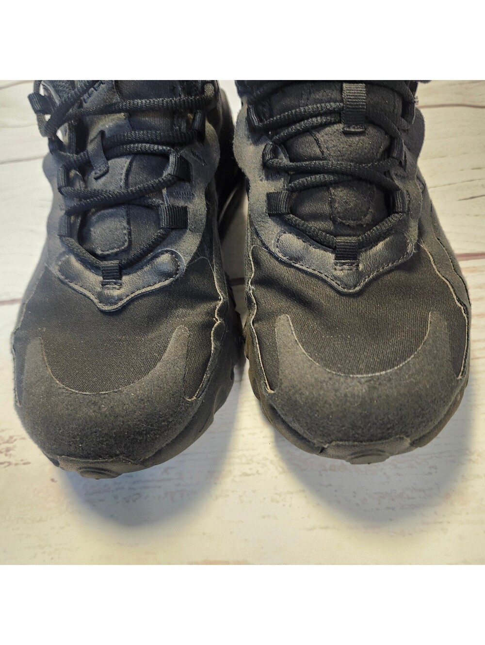 Nike Air Max 270 Black Athletic Sneakers Size 5.5Y - Picture 11 of 12